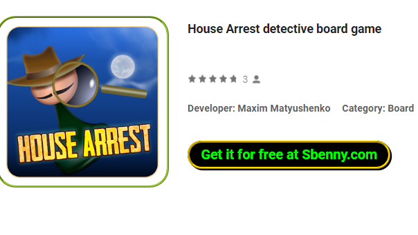house arrest detective board game