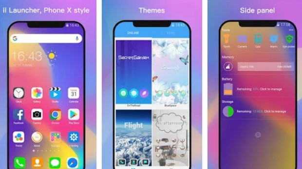 ii launcher for phone 8 and phone x MOD APK Android