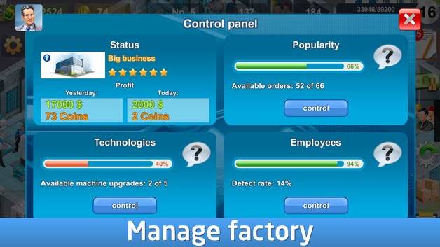 industrialist factory development strategy MOD APK Android