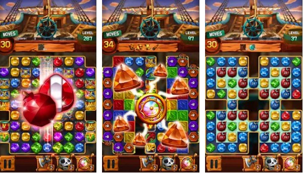 jewel voyage match 3 puzzle MOD APK Android