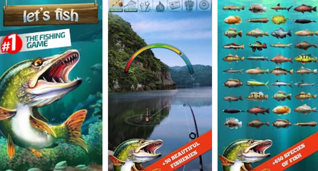 let s fish sport fishing games bass simulator MOD APK Android