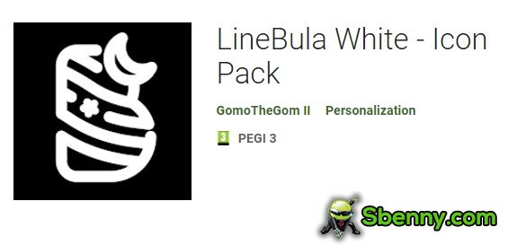 linebula white icon pack