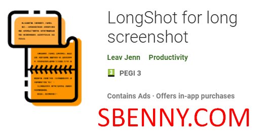 longshot for long screenshot