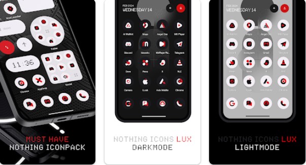 lux nothing icon pack MOD APK Android