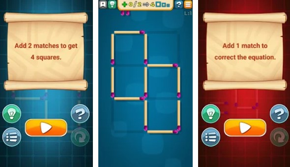 matches puzzle game MOD APK Android