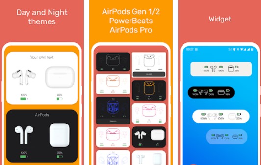 materialpods airpods battery MOD APK Android