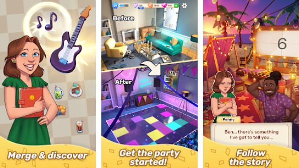 merge party MOD APK Android