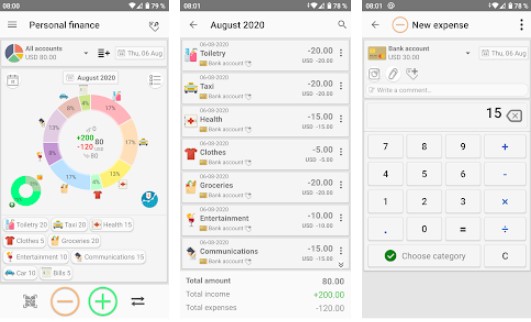 money manager expense tracker MOD APK Android