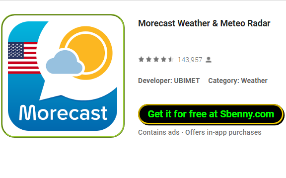morecast weather and meteo radar