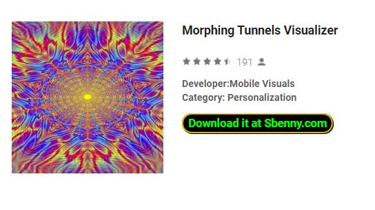 morphing tunnels visualizer