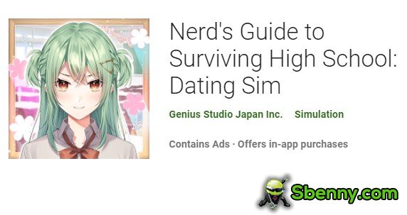 nerd s guide to surviving high school dating sim
