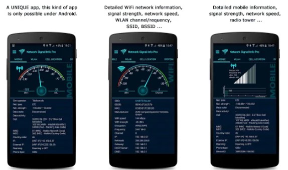 network signal info pro MOD APK Android