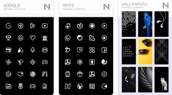 nothing iconpack MOD APK Android