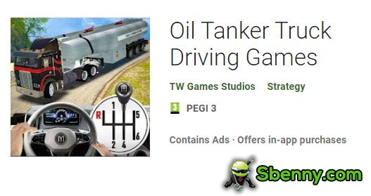 oil tanker truck driving games