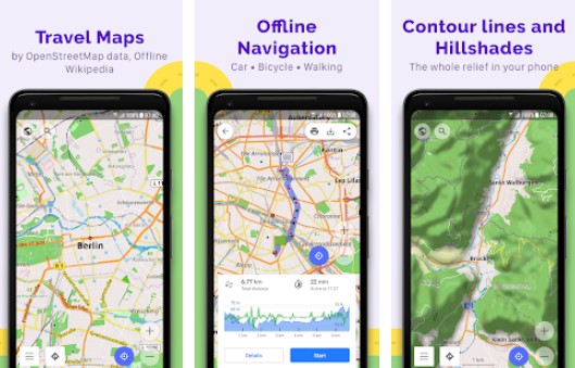 osmand+ offline maps travel and navigation MOD APK Android