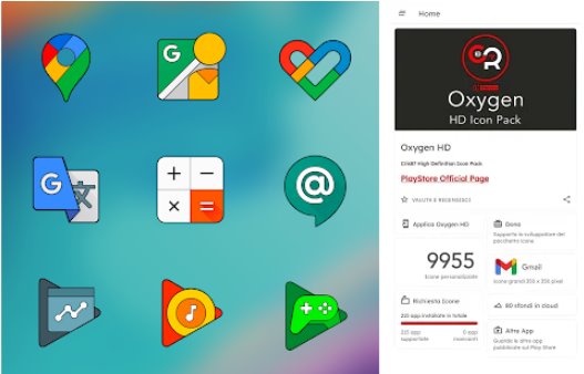 oxigen hd icon pack MOD APK Android