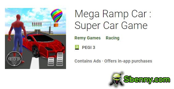 mega ramp car super car game