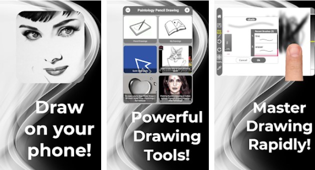 paintology pencil drawing real drawing app MOD APK Android