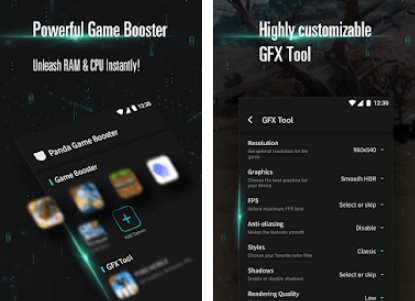 panda game booster and gfx tool for battleground MOD APK Android