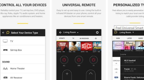 peel universal smart tv remote control MOD APK Android