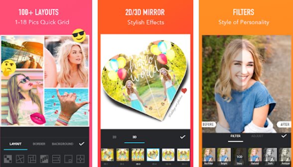 photo collage maker photo editor and photo mirror MOD APK Android