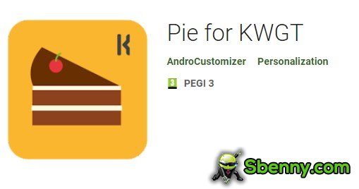 pie for kwgt