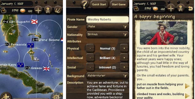 pirates and traders gold MOD APK Android