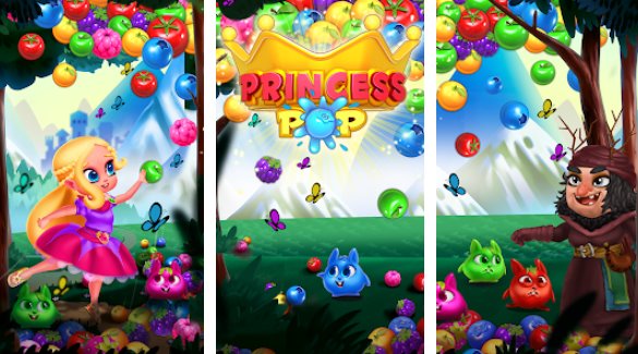 princess pop bubble shooter