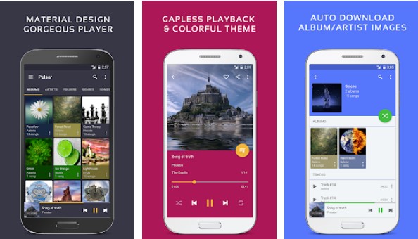 pulsar music player pro mp3 player audio player MOD APK Android