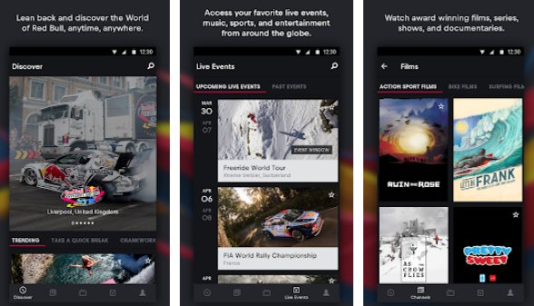 red bull tv live sports music and entertainment MOD APK Android