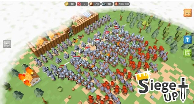 rts siege up medieval warfare strategy offline MOD APK Android