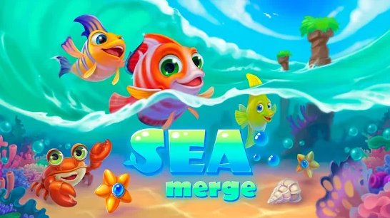 sea merge fish aquarium game and ocean puzzle