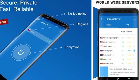 secure vpn free vpn proxy best and fast shield MOD APK Android