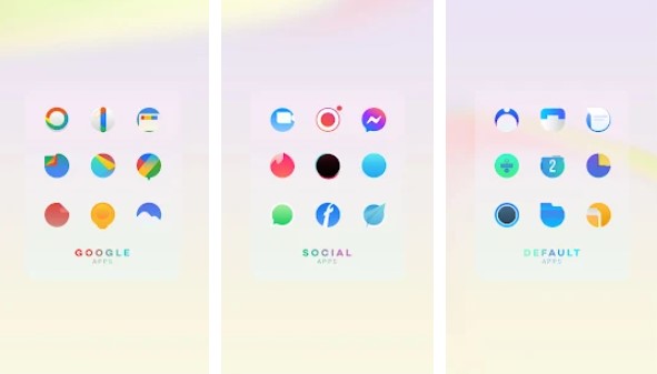simplified gradient icon pack MOD APK Android