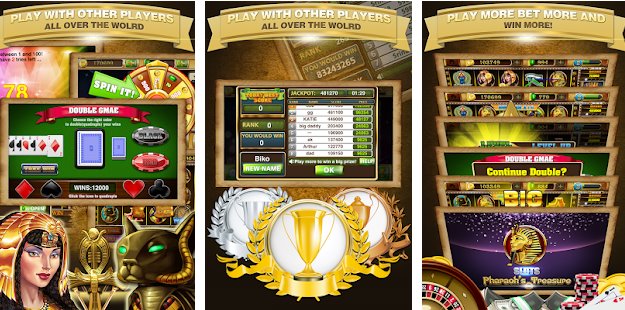 slots pharaoh s secret vegas slot machine game MOD APK Android