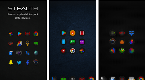 stealth icon pack MOD APK Android