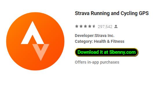 strava running and cycling gps