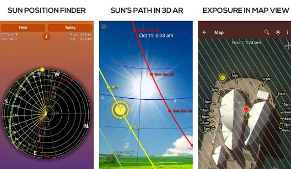 sun seeker sunrise sunset times tracker compass MOD APK Android