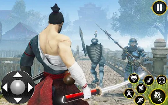 sword fighting samurai games MOD APK Android