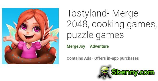 tastyland merge 2048 cooking games puzzle games
