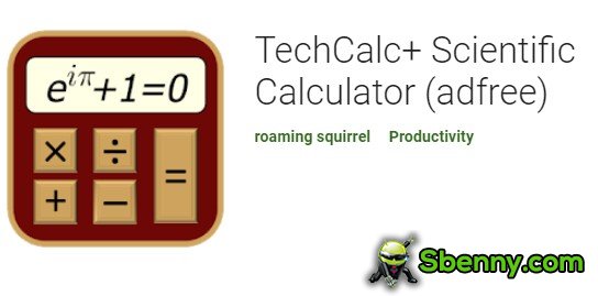 techcalc plus scientific calculator adfree