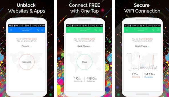 touch vpn free unlimited vpn proxy and wifi privacy MOD APK Android