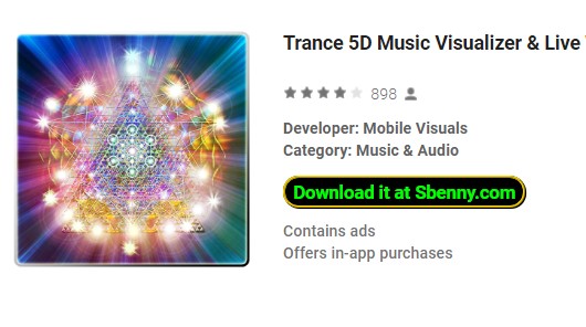 trance 5d music visualizer and live wallpaper