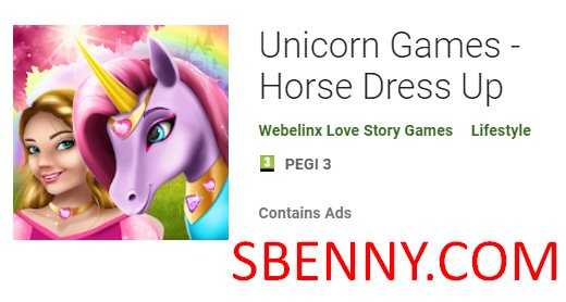 unicorn games horse dress up
