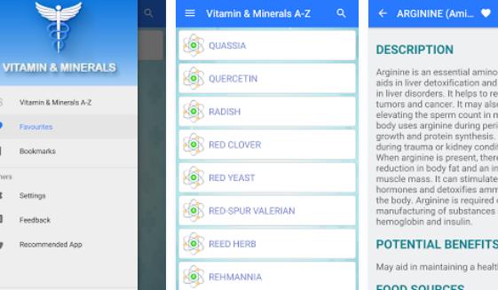 vitamin and minerals offline MOD APK Android
