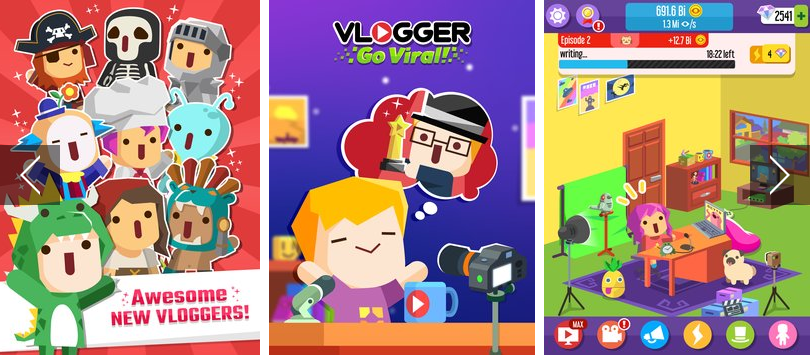 vlogger go viral tuber game