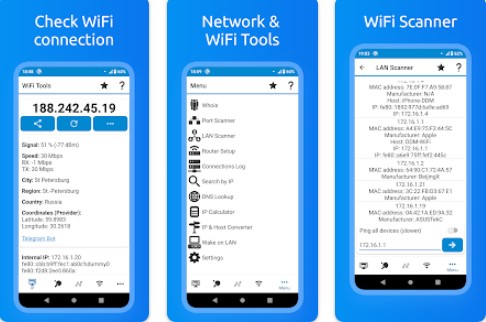 wifi tools network scanner MOD APK Android