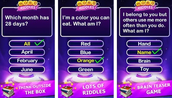 word riddles free offline word games brain test MOD APK Android