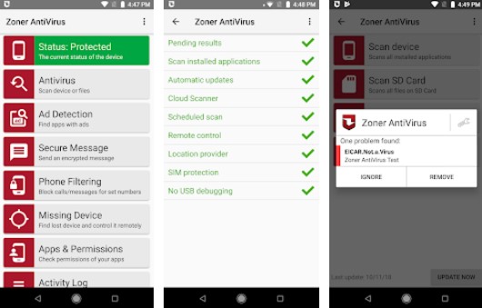 zoner mobile security MOD APK Android