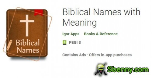 Biblical Names with Meaning MOD APK